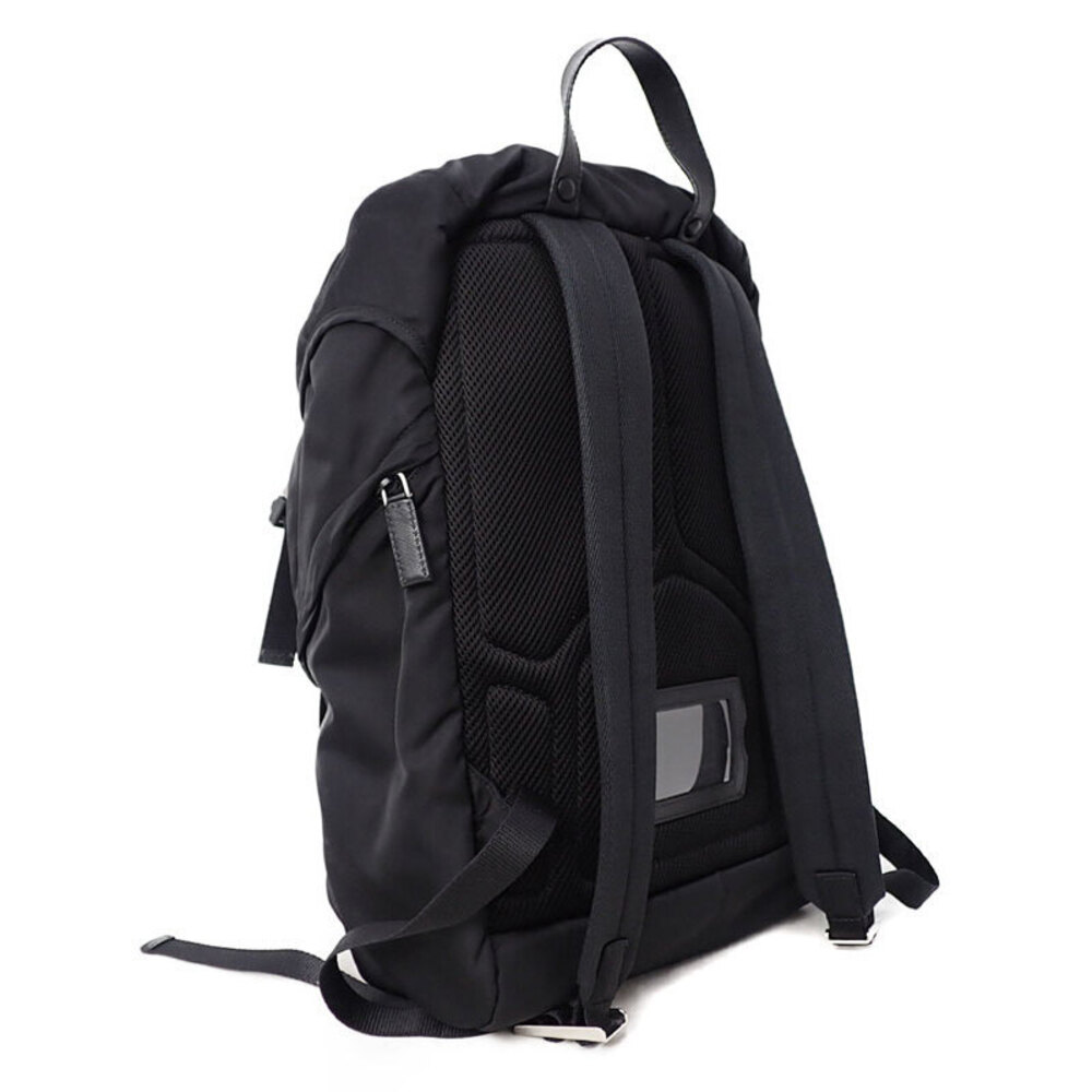 Prada Black backpack ReNylon flap
